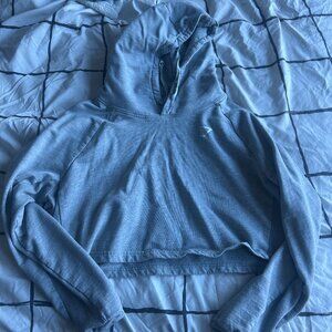 Gymshark Grey Cropped Hoodie